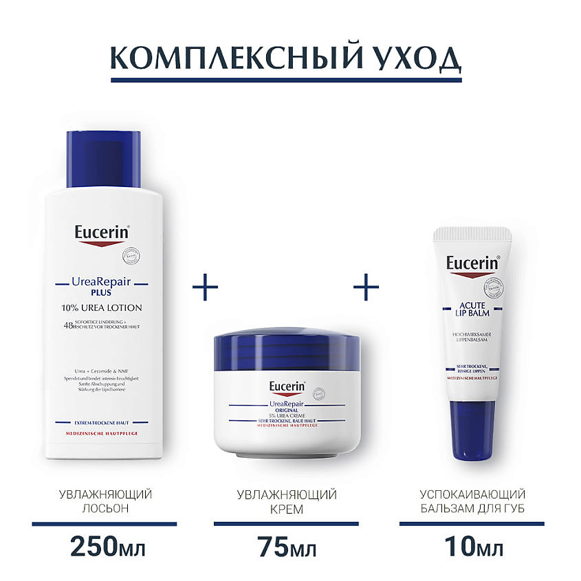 EUCERIN Успокаивающий и увлажняющий бальзам для губ для взрослых и детей Acute – фото 7