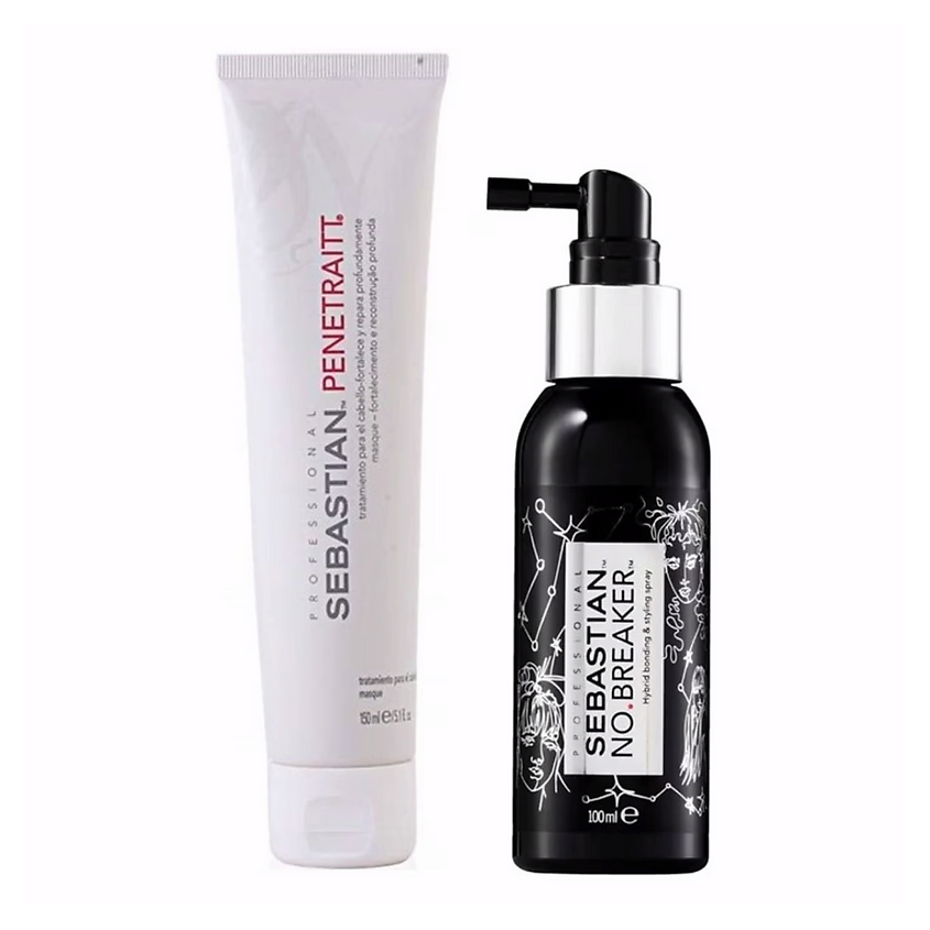 Изображение товара SEBASTIAN PROFESSIONAL Набор для ухода за волосами Penetraitt Mask + No.Breaker Spray*, 100 мл +150 мл