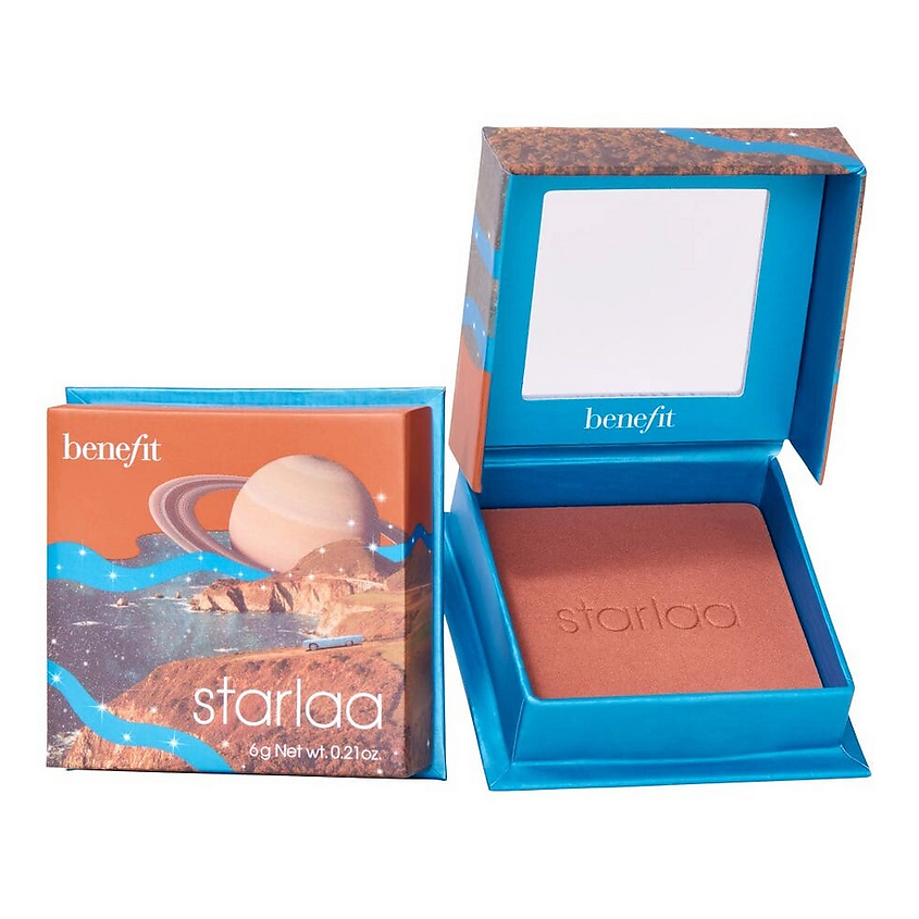 Изображение товара BENEFIT Компактные румяна WANDERful World Silky-Soft Powder Blush, Starlaa