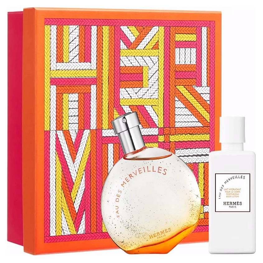 Изображение товара HERMES Подарочный набор Eau des Merveilles Туалетная вода+Гель для душа, 50 мл+40 мл