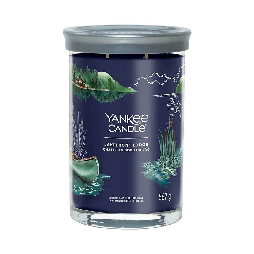 Изображение товара YANKEE CANDLE Свеча ароматическая для дома Lakefront Lodge, 567 гр