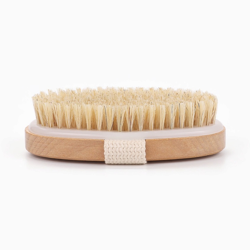 Изображение товара Массажная щетка для сухого массажа тела от цллюлита QUALIGO натуральные материалы