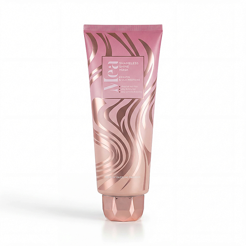 Изображение товара Маска для волос с кератином и протеинами шелка 200 мл MEA для блеска и восстановления