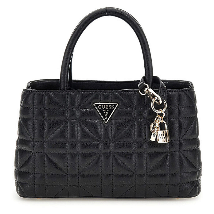 Изображение товара GUESS Сумка Edita Elite Satchel Черный женская повседневная стильная