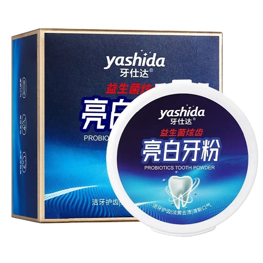 Изображение товара Yashida Энзимный зубной порошок с пробиотиками 60 г для здоровья зубов и десен