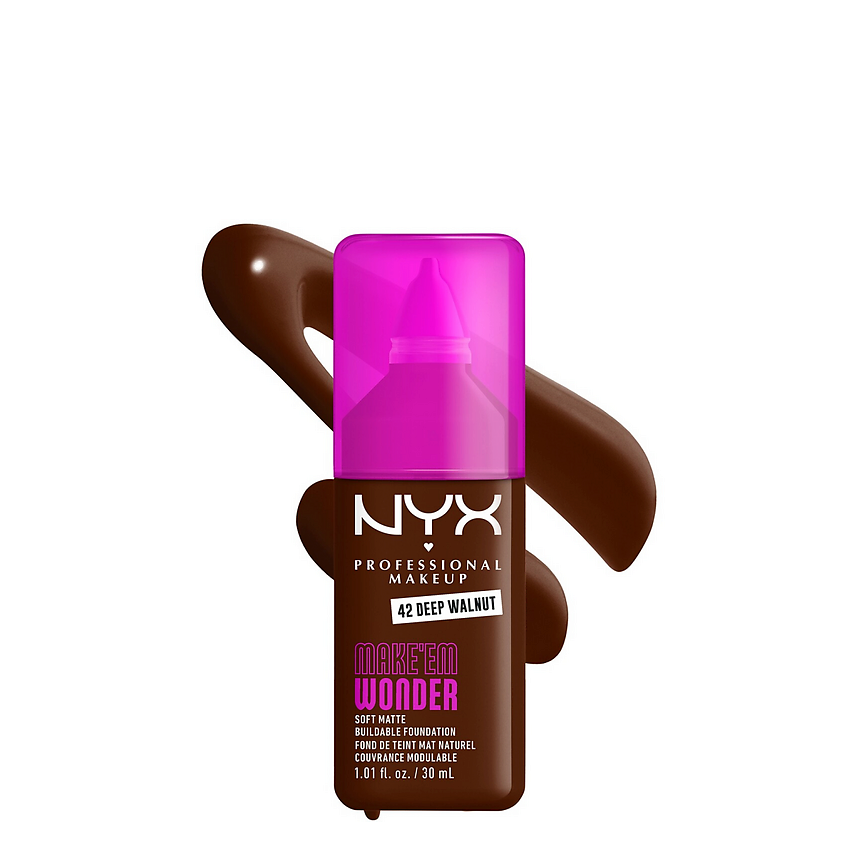 Изображение товара NYX PROFESSIONAL MAKEUP Тональная основа Make 'EM Wonder, Deep Walnut