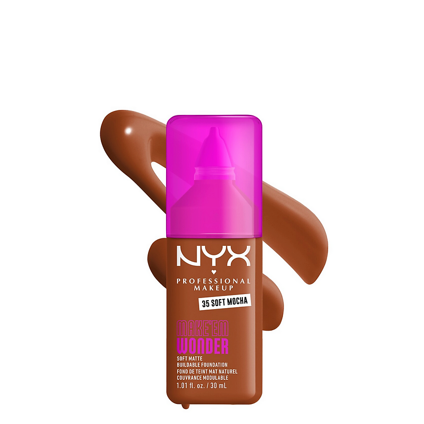 Изображение товара NYX PROFESSIONAL MAKEUP Тональная основа Make 'EM Wonder, Soft Mocha