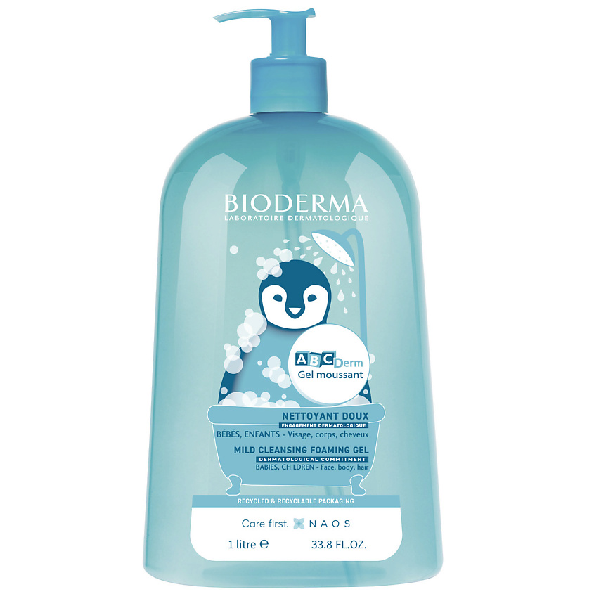 Изображение товара BIODERMA АВСDerm Очищающий гель для душа для детей, 1 шт.