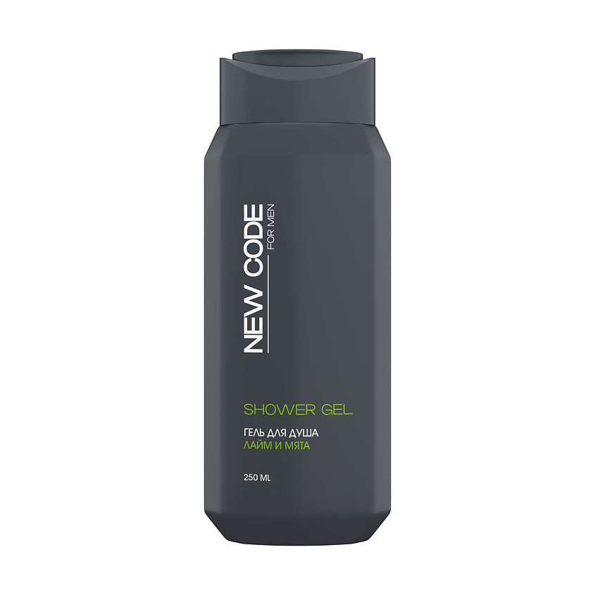 Изображение товара Гель для душа мужской Лайм и мята 250 мл NEW CODE освежающий уход