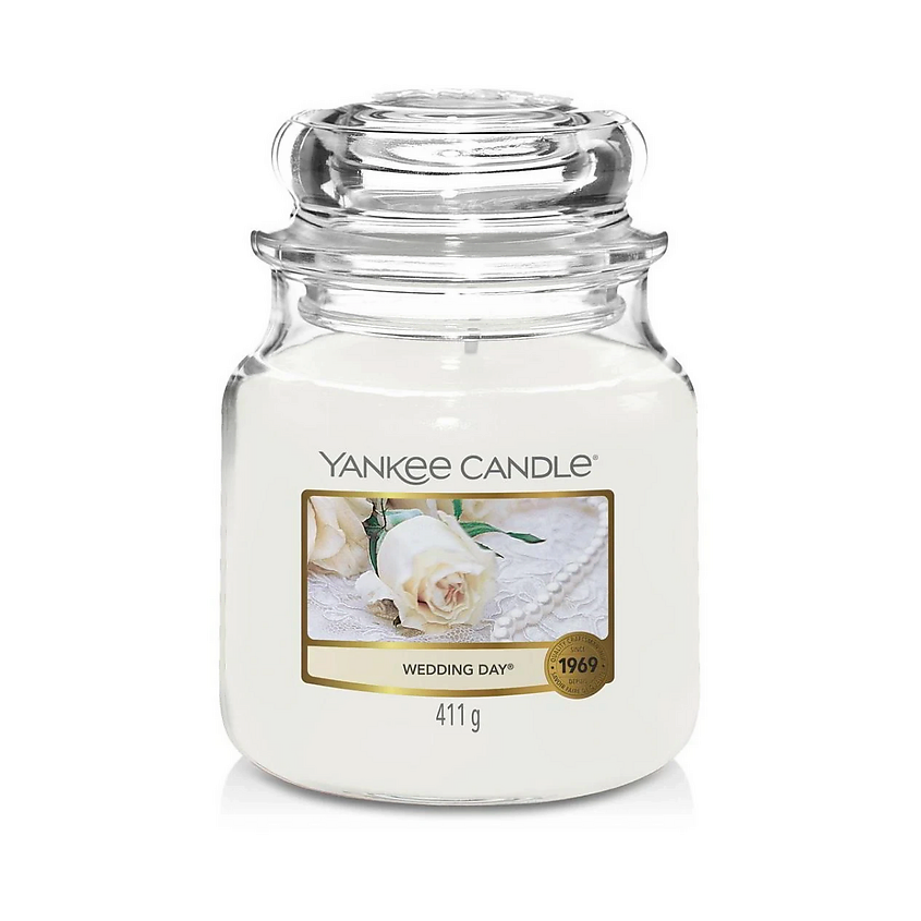 Изображение товара YANKEE CANDLE Ароматическая свеча для дома Wedding Day, 411 гр