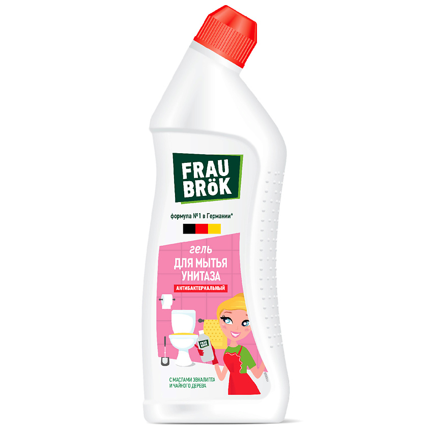 Изображение товара Гель для мытья унитаза Frau Brök 750 мл - эффективное чистящее средство