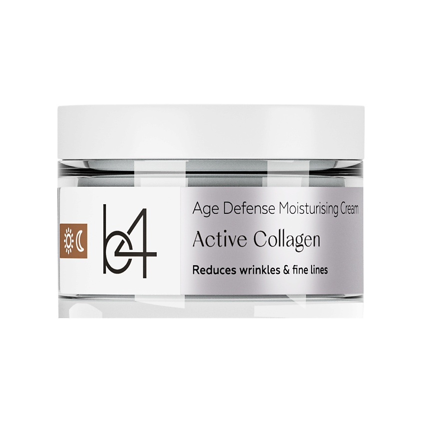 Изображение товара B4 Active Collagen Антивозрастной увлажняющий крем для лица с коллагеном и пептидами, 1 шт.