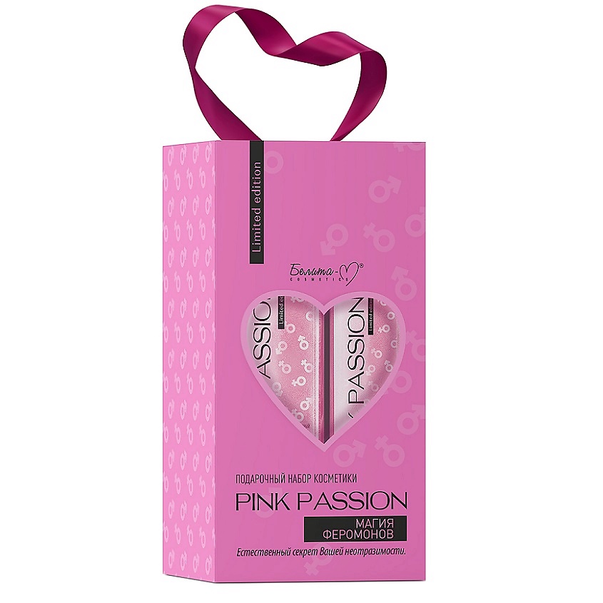 Изображение товара Подарочный набор парфюмированный Pink Passion для женщин, крем и спрей Изображение товара Подарочный набор парфюмированный Pink Passion для женщин, крем и спрей