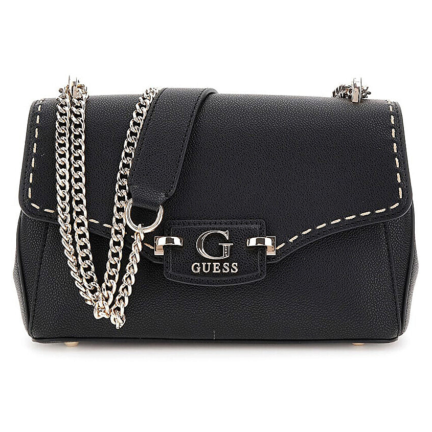Изображение товара Сумка GUESS Nastra Convertible Crossbody Flap Bag Черный стильный аксессуар