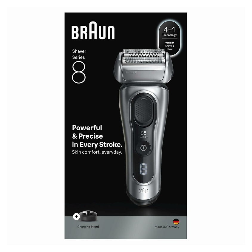 Изображение товара BRAUN Электробритва Series 8 8617S, Цвет: серебряный