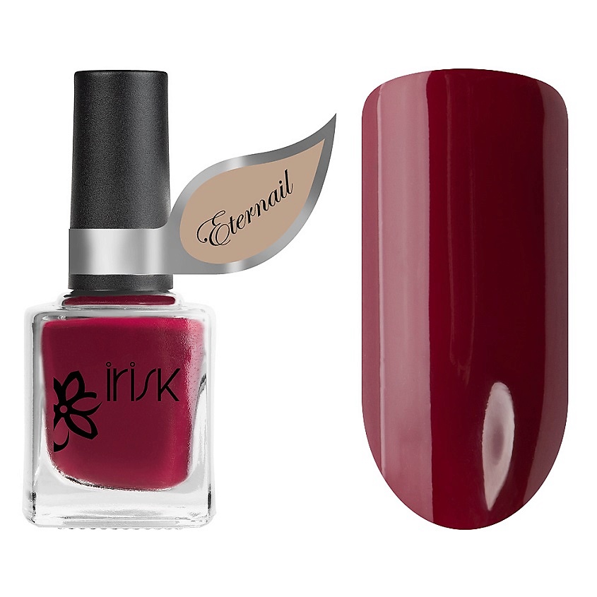 Изображение товара IRISK Лак на гелевой основе Eternail Lady in Red 04 Victoria 8 мл яркий красный дизайн