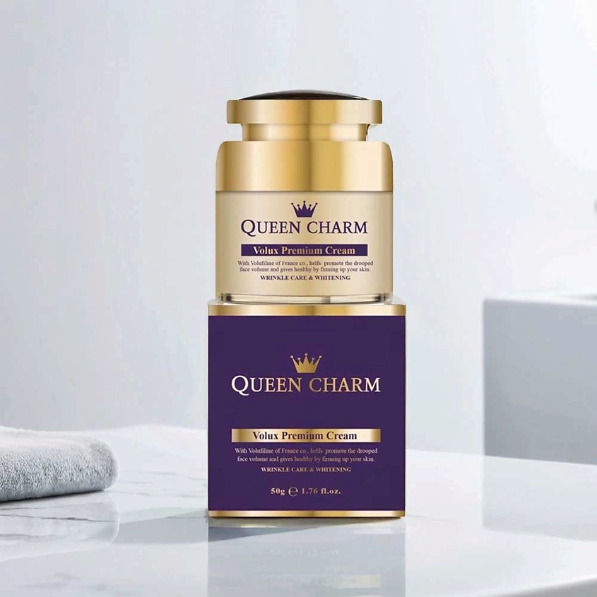Изображение товара Антивозрастной крем для лица VOLUX PREMIUM CREAM QUEEN CHARM 50 мл Изображение товара Антивозрастной крем для лица VOLUX PREMIUM CREAM QUEEN CHARM 50 мл