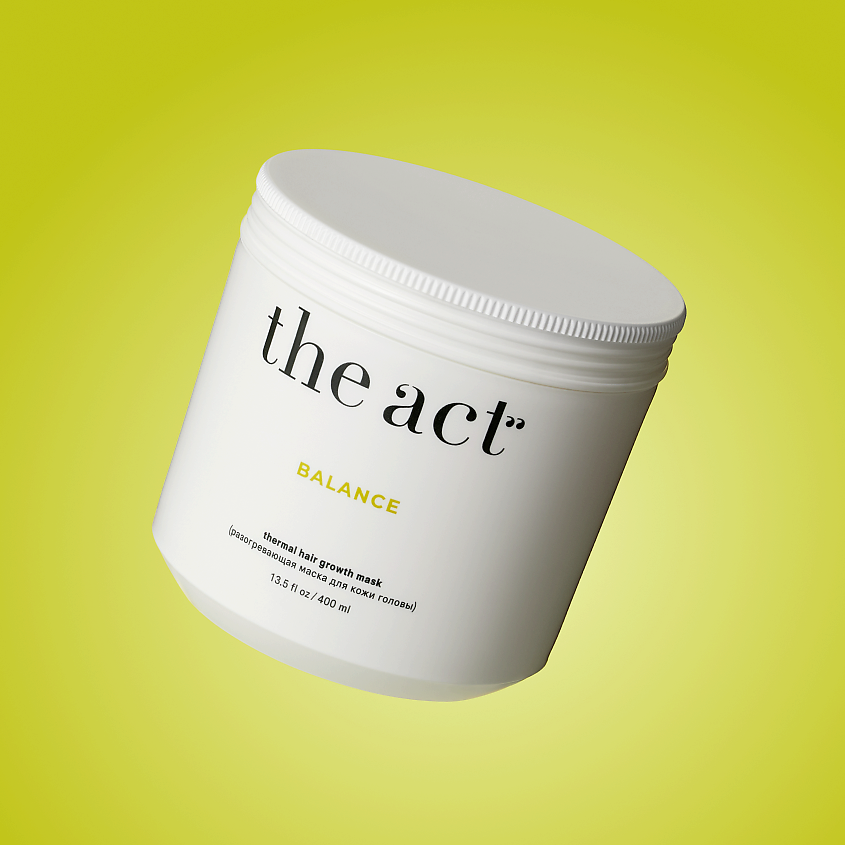 Изображение товара THE ACT Маска разогревающая для кожи головы, 400мл