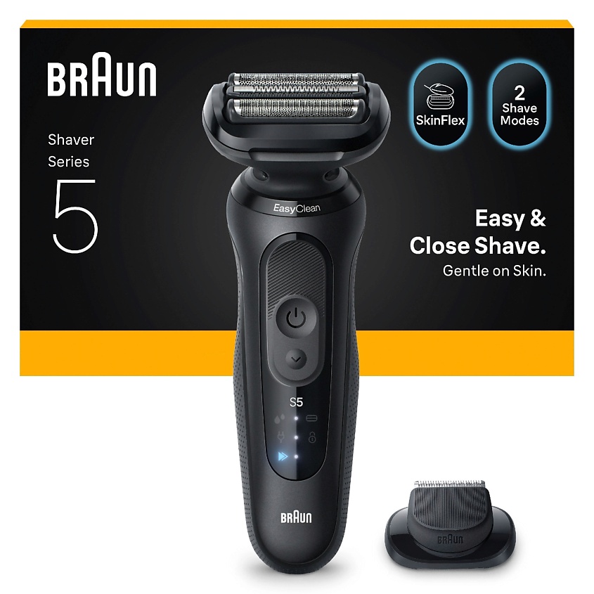 Изображение товара BRAUN Series 5 52-N1200s — электробритва, влагозащита, 50 мин