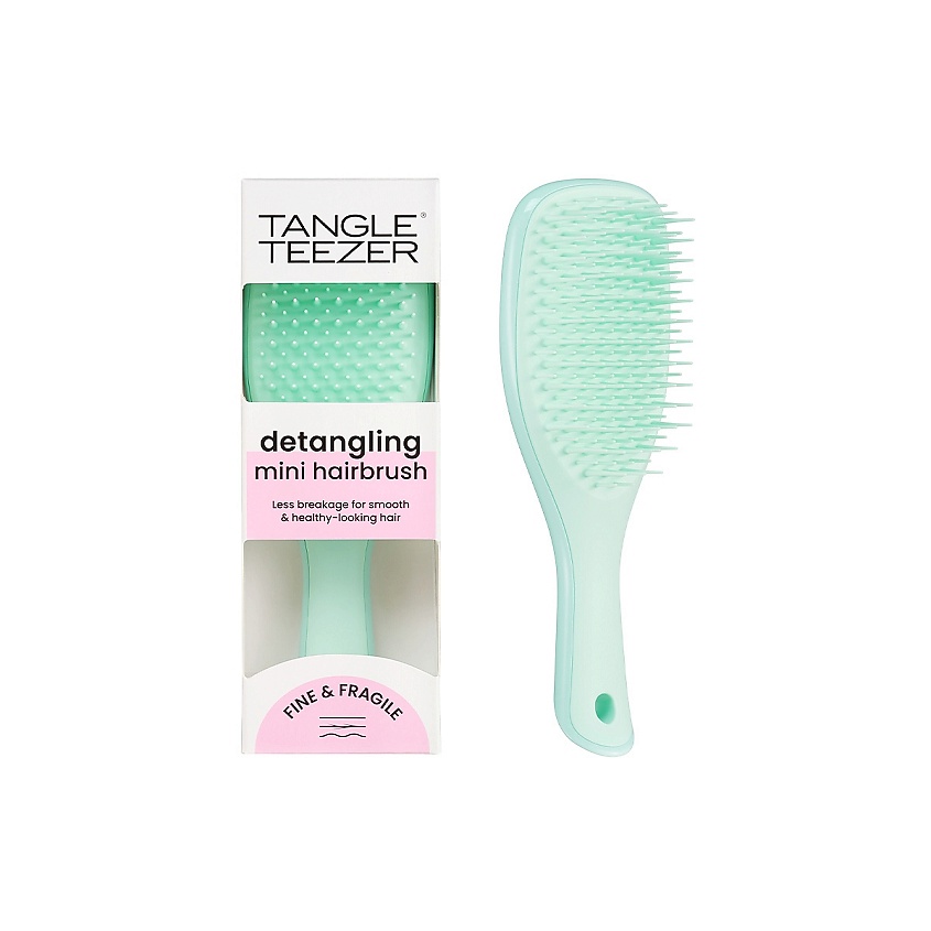 Изображение товара The Ultimate Detangler Mini Fine & Fragile Jade Lagoon — компактная расческа