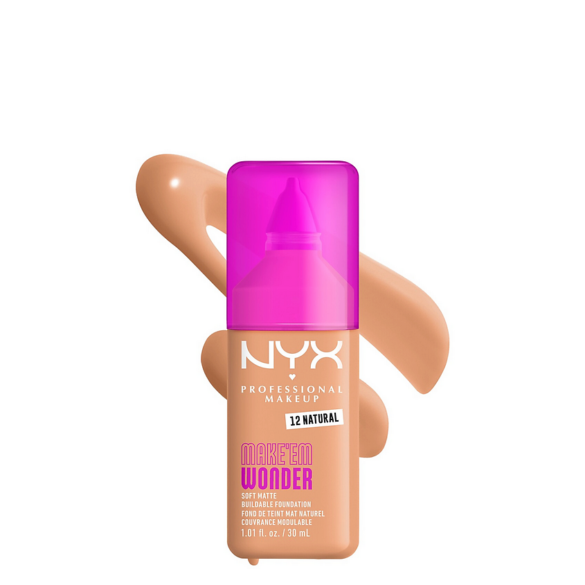 Изображение товара NYX PROFESSIONAL MAKEUP Тональная основа Make 'EM Wonder, Natural