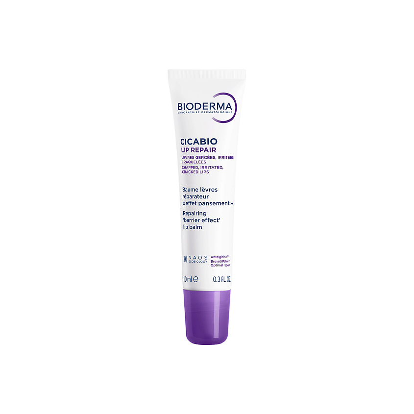 Изображение товара BIODERMA Cicabio Восстанавливающий бальзам для очень сухих губ, 1 шт.