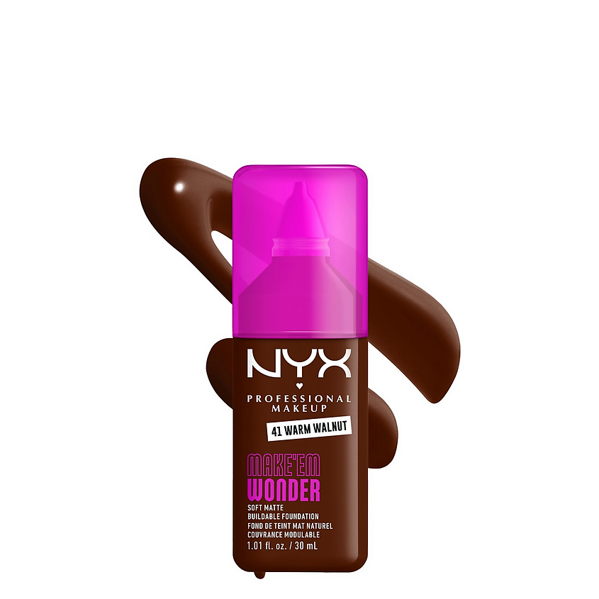 Изображение товара NYX PROFESSIONAL MAKEUP Тональная основа Make 'EM Wonder, Warm Walnut