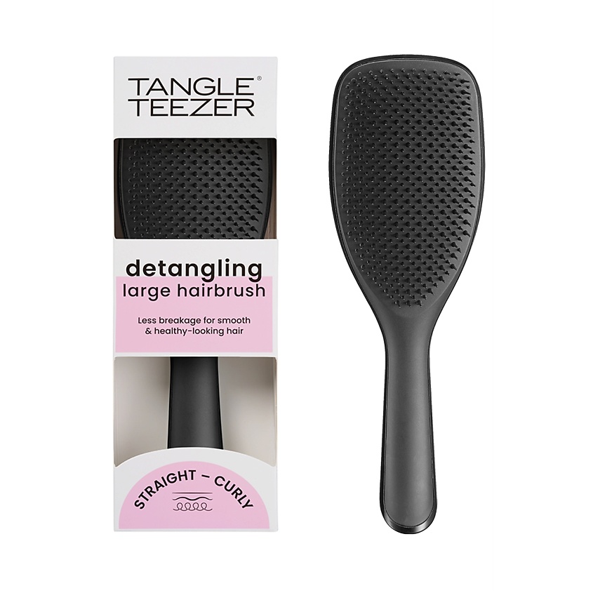 Изображение товара The Large Ultimate Detangler Black Gloss — расческа для волос, черная