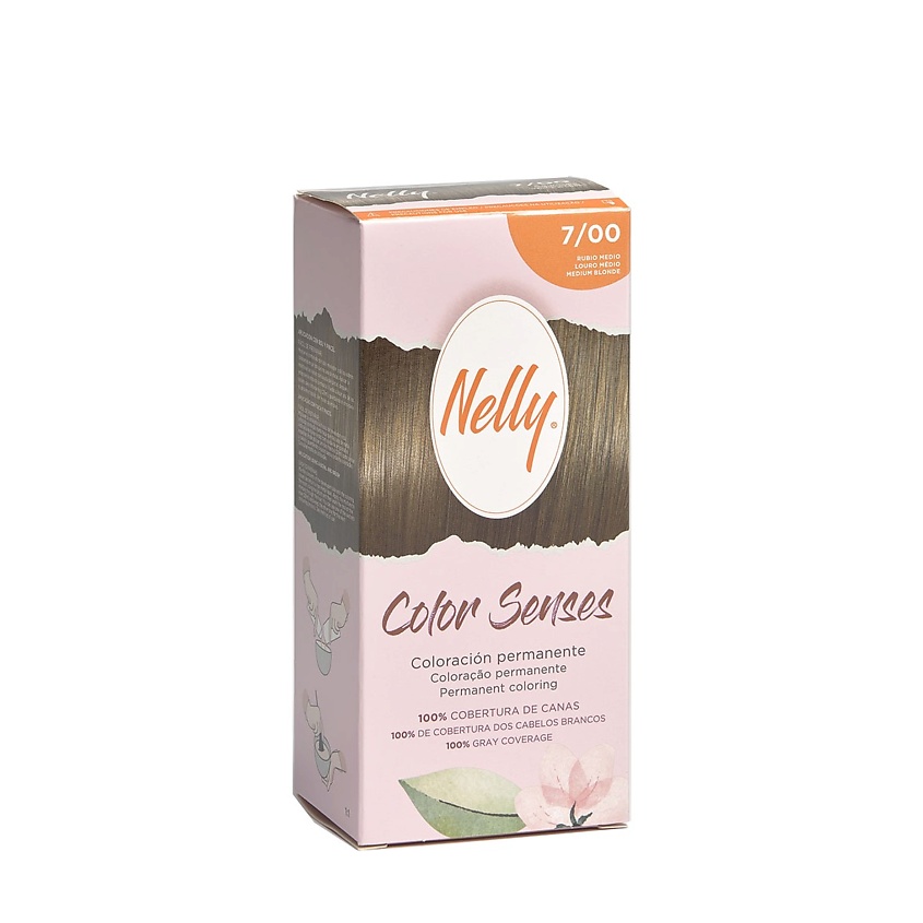 Изображение товара Краска для волос NELLY Senses средне-русый 7/00, стойкая и ухаживающая