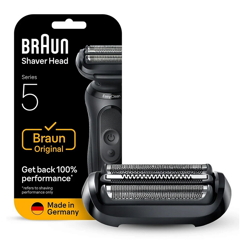Изображение товара BRAUN Сетка и режущий блок 54B для электробритв Series 5 и Series 6, Цвет: Черный