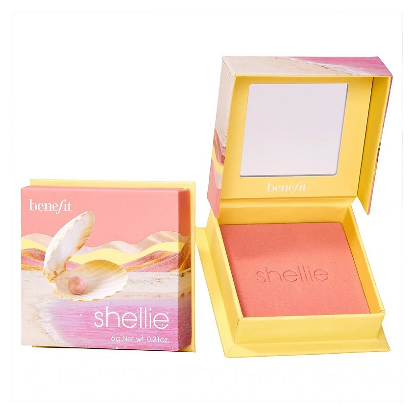 Изображение товара BENEFIT Компактные румяна WANDERful World Silky-Soft Powder Blush, Shellie