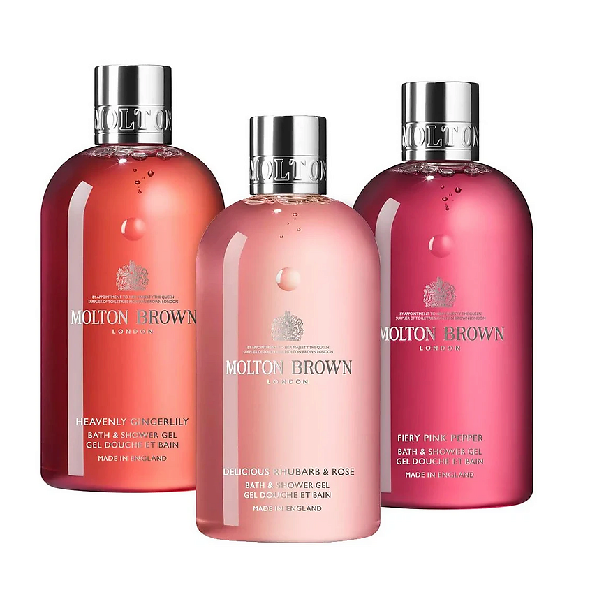 Изображение товара MOLTON BROWN Набор гелей для душа Floral Aromatic, 3 х 300 мл
