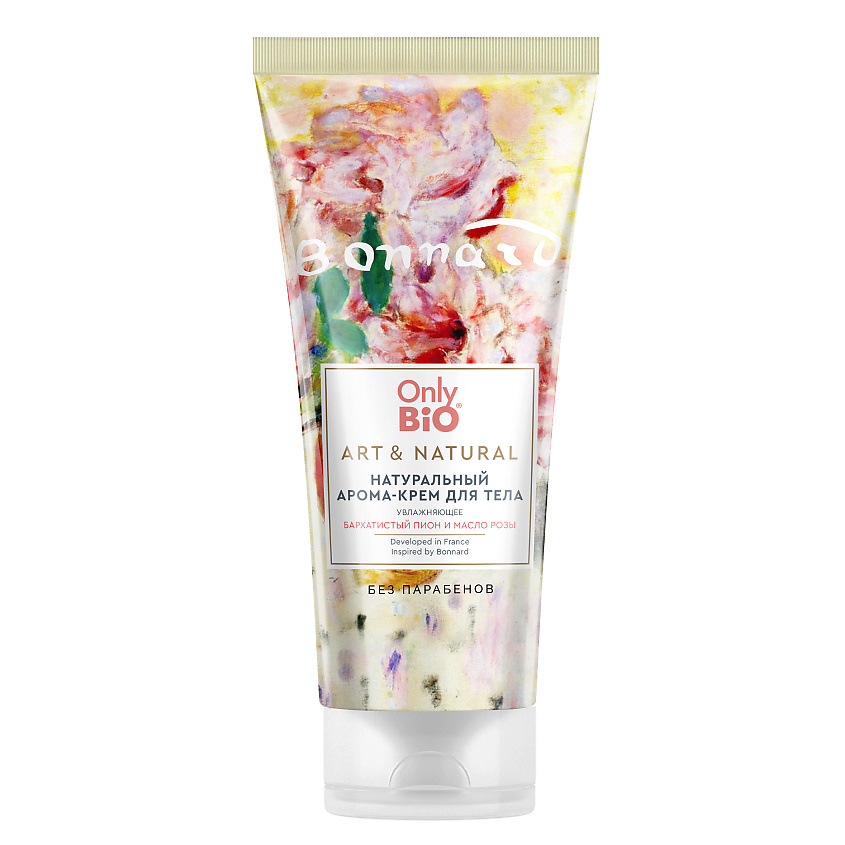 Изображение товара Арома-крем для тела Only Bio Art & Naturall с натуральными маслами и ароматом розы