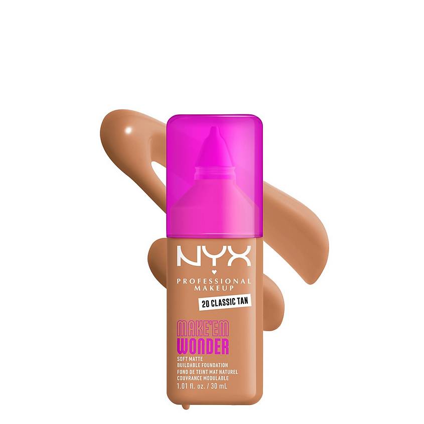 Изображение товара NYX PROFESSIONAL MAKEUP Тональная основа Make 'EM Wonder, Classic Tan