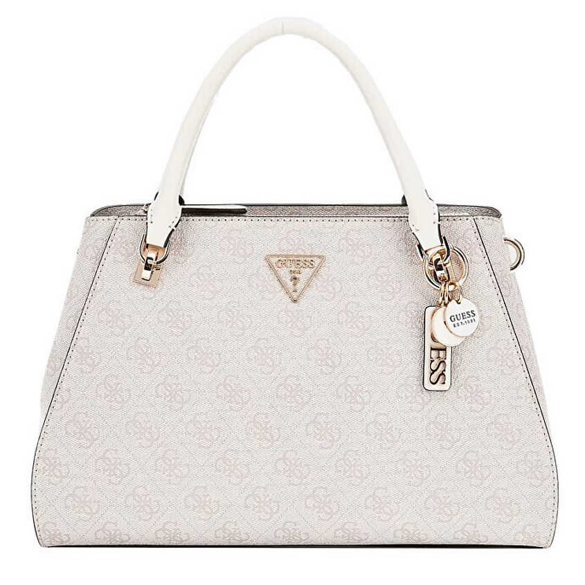 Изображение товара GUESS Сумка с ручками Noelle с логотипами 4G, Цвет: Белый