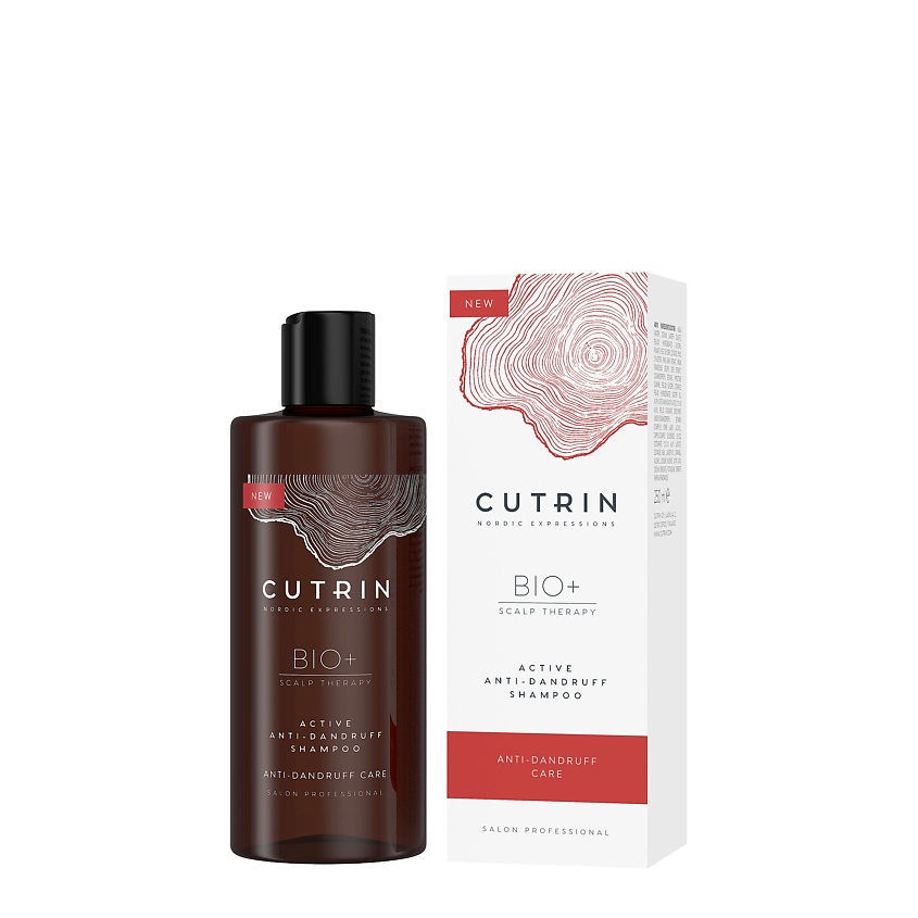Изображение товара Шампунь против перхоти CUTRIN BIO+ ACTIVE 2019 250 мл для взрослых и детей