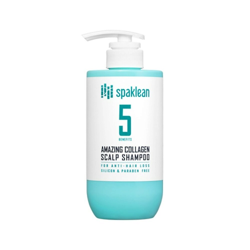 Изображение товара Шампунь для волос SPAKLEAN Amazing Collagen для активного очищения и увлажнения
