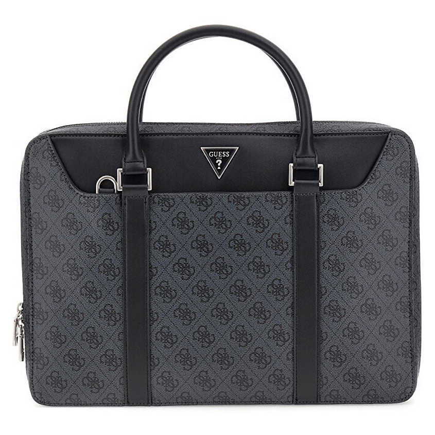 Изображение товара GUESS Сумка для ноутбука Vezzola из синтетического материала Черный Серый 36x28x4 см