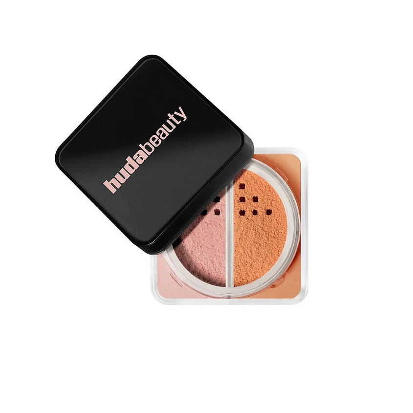 Изображение товара Пудра Huda Beauty Easy Bake Duo Loose Powder Pink Pumpkin двухцветная для лица