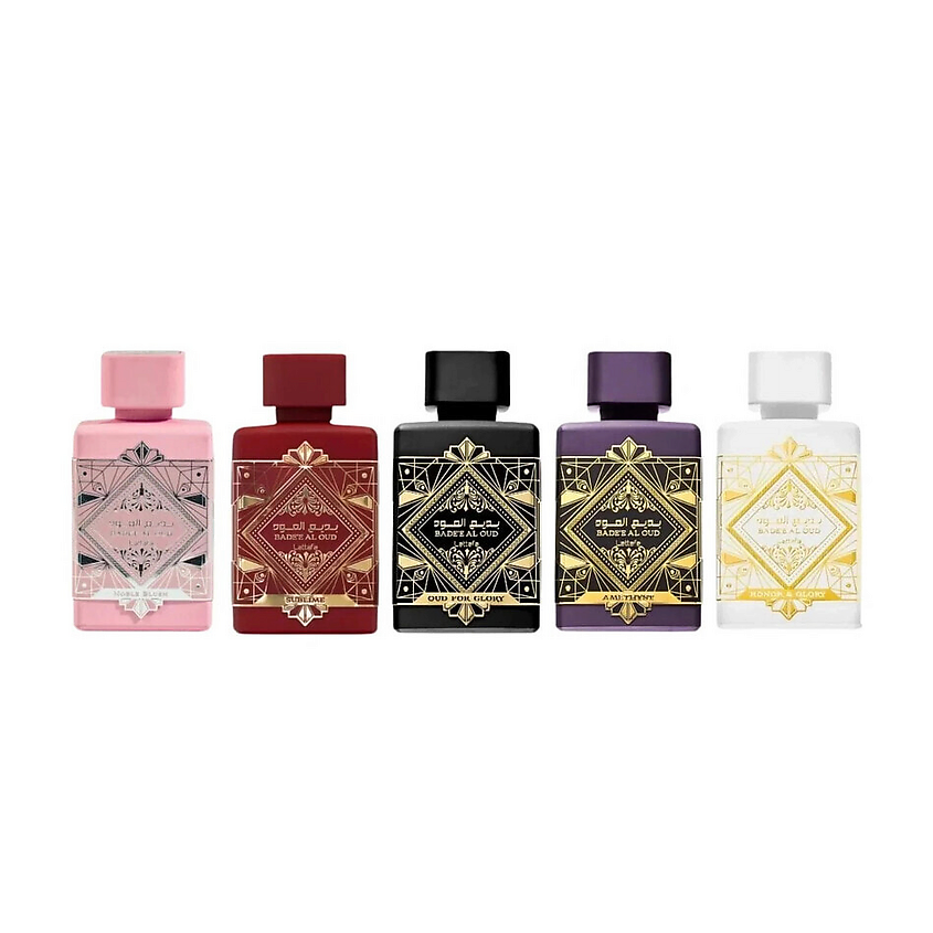 Изображение товара Lattafa Bade'e Al Oud Collection набор миниатюр восточных ароматов 5x5 мл