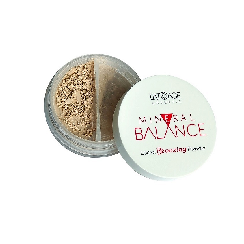 Изображение товара L'ATUAGE COSMETIC Пудра-бронзер Рассыпчатая Минеральная MINERAL BALANCE, тон 703