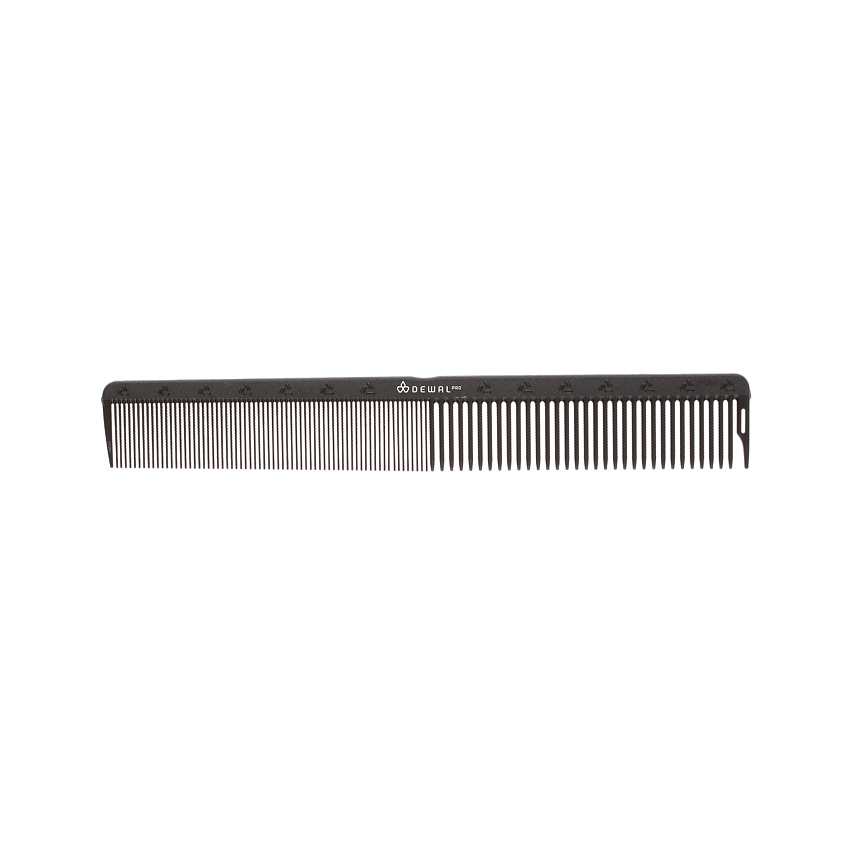 Изображение товара Расческа DEWAL CARBON black 19 см для стрижки и укладки