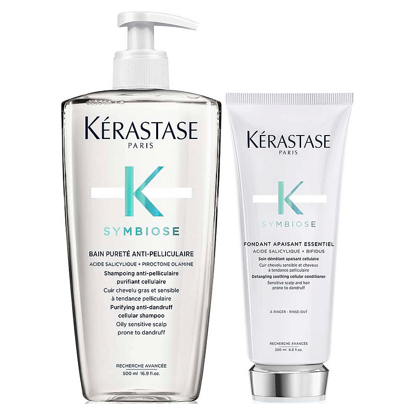 Изображение товара KERASTASE Набор против перхоти Symbiose Big Duo, 500 мл + 200 мл