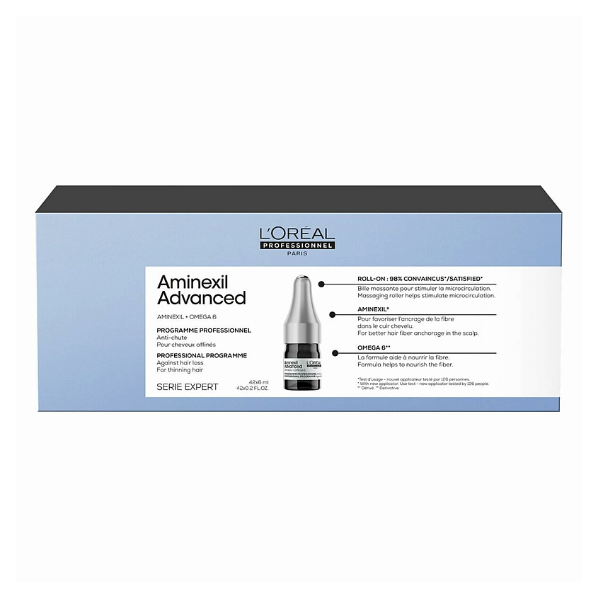 Изображение товара L'OREAL PROFESSIONNEL Капсулы против выпадения волос AMINEXIL ADVANCED, 42*6 мл