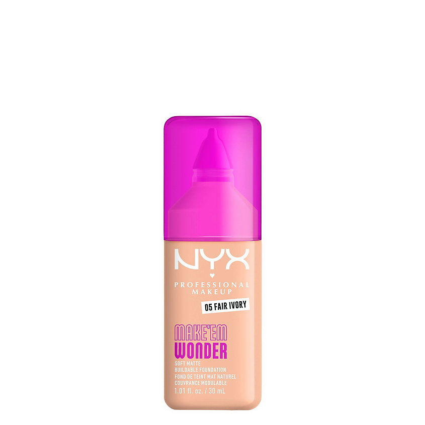 Изображение товара NYX PROFESSIONAL MAKEUP Тональная основа Make 'EM Wonder, Fair Ivory