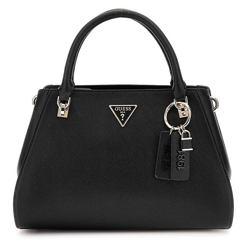 Изображение товара Элегантная женская сумка Guess Noelle Luxury Satchel черного цвета
