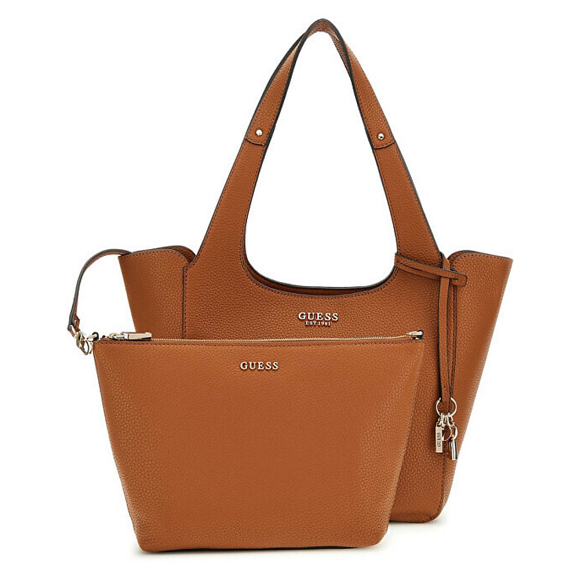 Изображение товара GUESS Сумка-шоппер Calista из искусственной кожи, женский стиль, 46x28x13 см