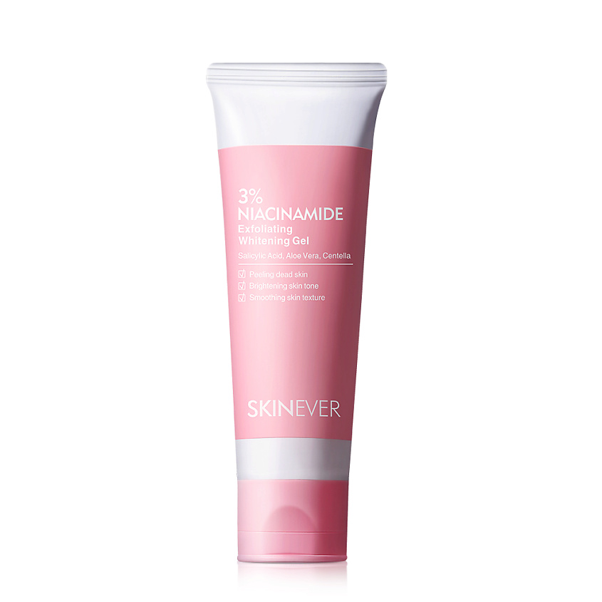 Изображение товара SKINEVER Обновляющий гель-скатка с 3% ниацинамидом Exfoliating Whitening Gel, 55 мл