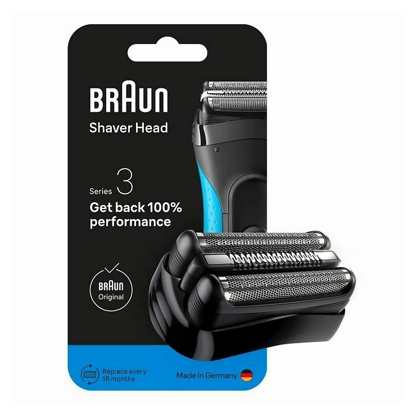 Изображение товара Сменная головка Braun Series 3 Черный