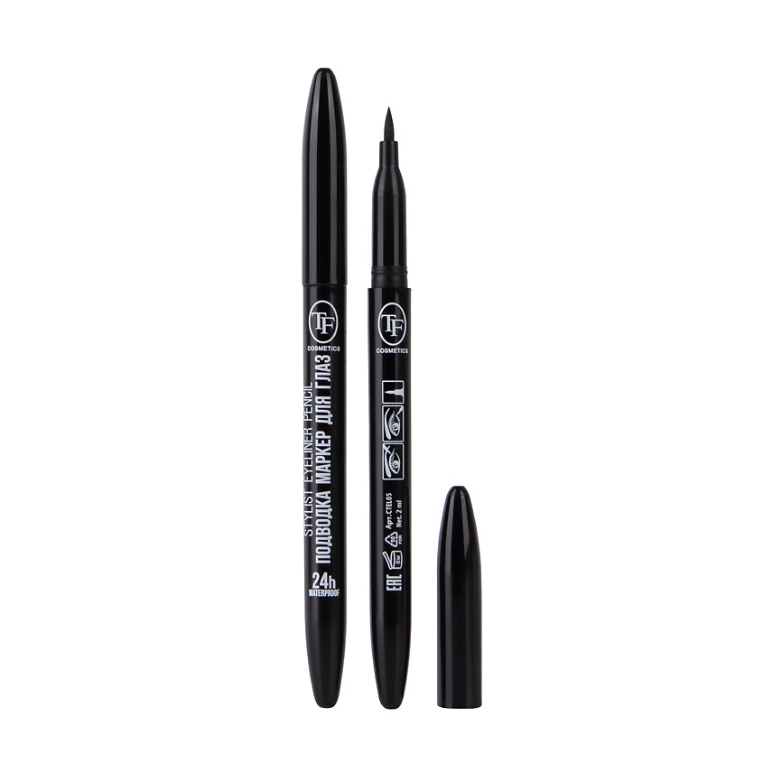 Изображение товара Подводка для глаз STYLIST EYELINER PENCIL CTEL05 черная водостойкая Изображение товара Подводка для глаз STYLIST EYELINER PENCIL CTEL05 черная водостойкая